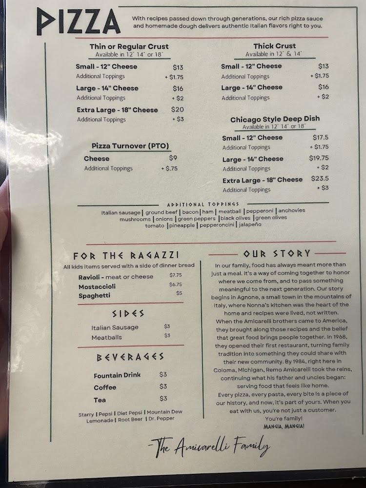 Roma Pizza - Coloma, MI Menu image 3